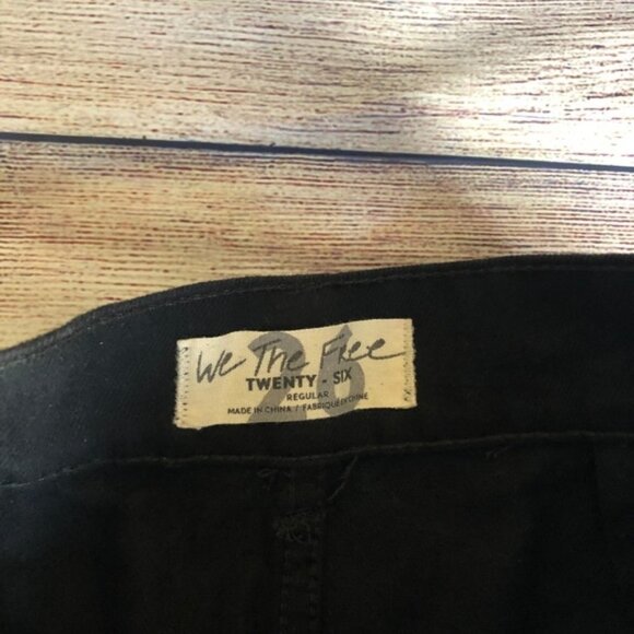 NWT We The Free Belted Denim A-Line Skirt Size 26 - Picture 3 of 6